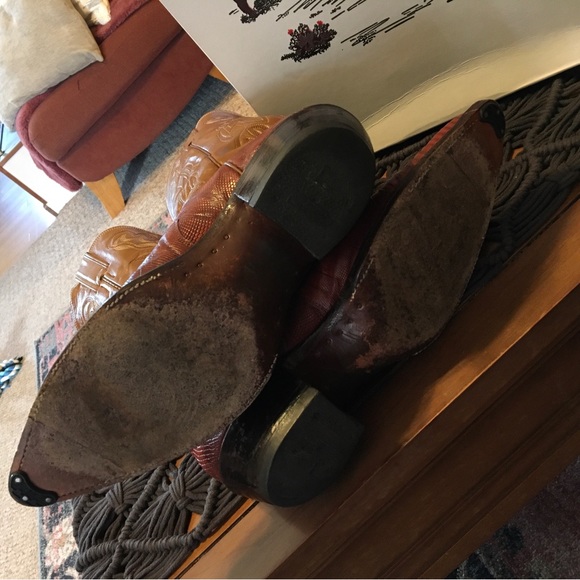 Men’s Vintage Justin Boots. - Picture 3 of 5